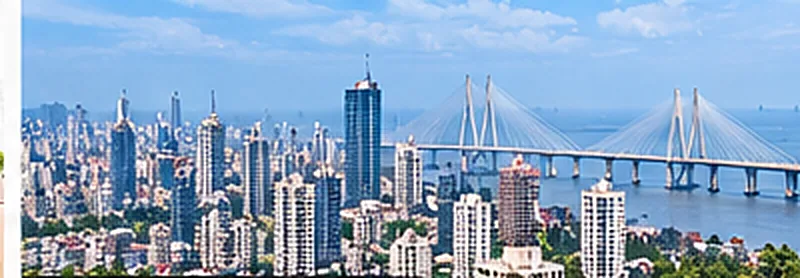 Mumbai skyline and Bandra-Worli Sea Link, our service area
